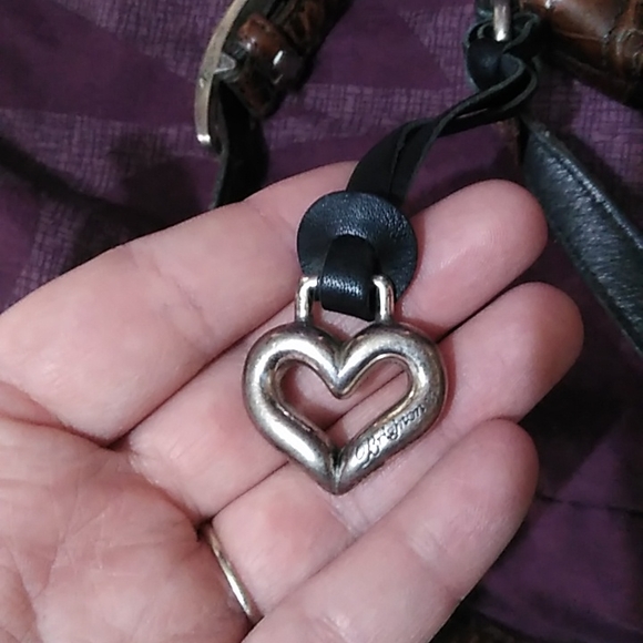 Small Brighton faux leather faux crocodile purse - Picture 10 of 13